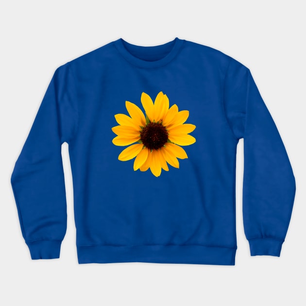 Single Sunflower Crewneck Sweatshirt by KhanasWeb